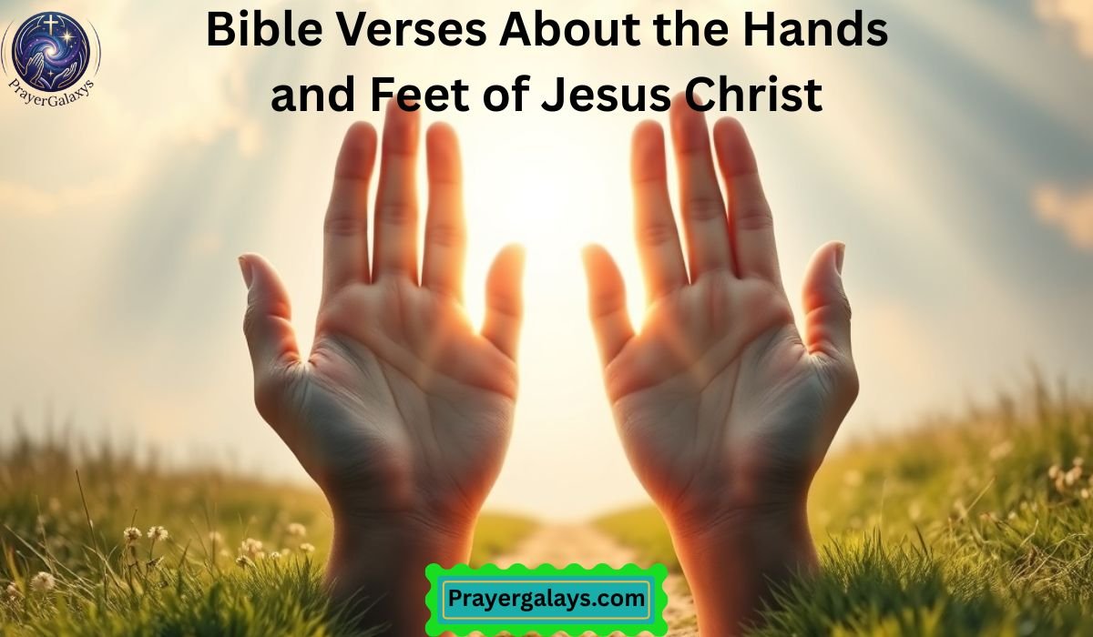 40 Bible Verses About the Hands and Feet of Jesus Christ The Spiritual Significance