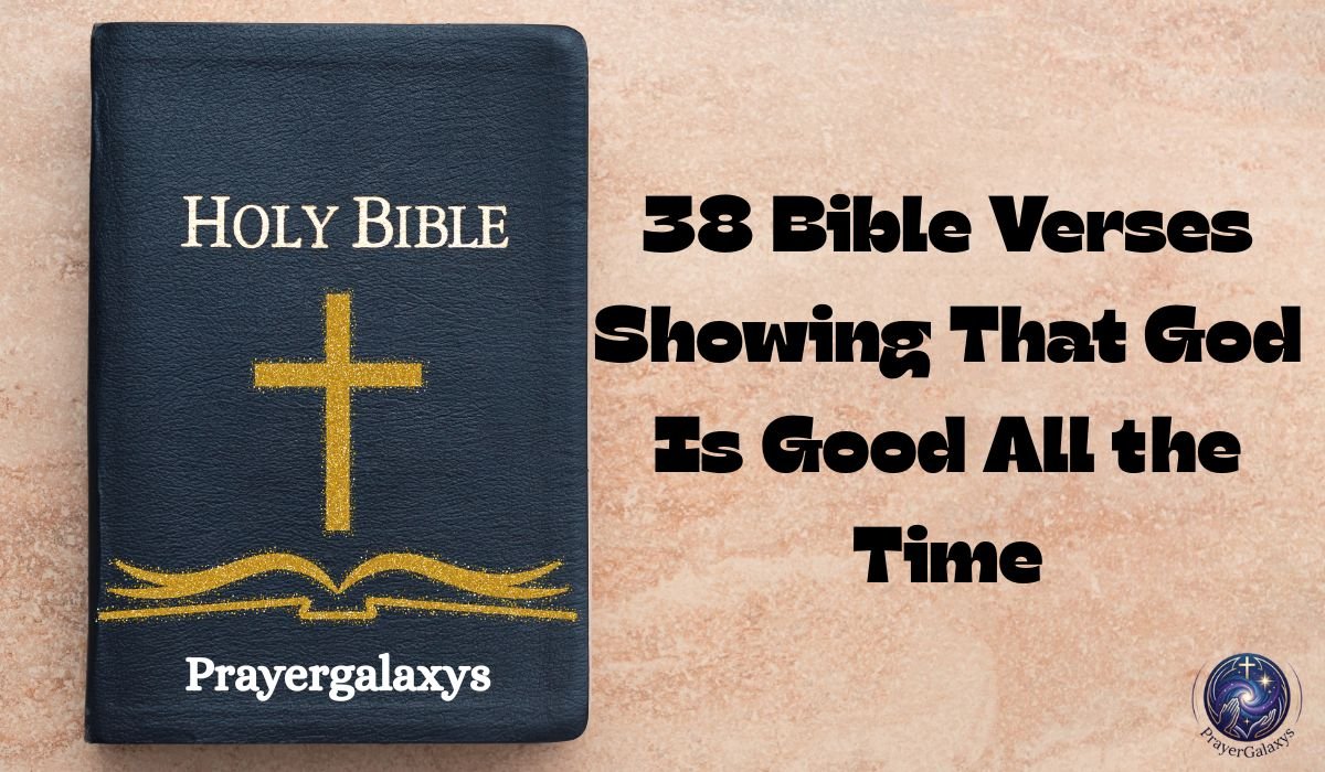 38 Bible Verses Showing That God Is Good All the Time