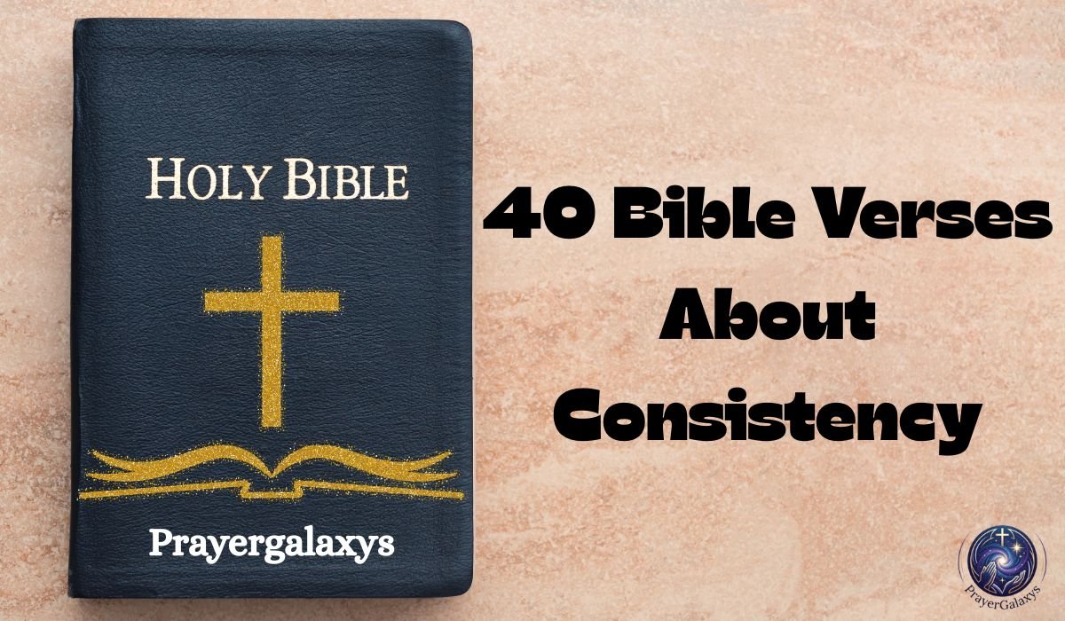 40 Bible Verses About Consistency