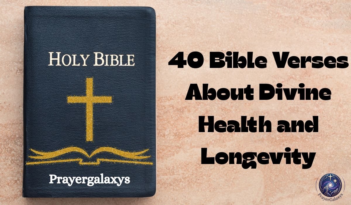 40 Bible Verses About Divine Health and Longevity