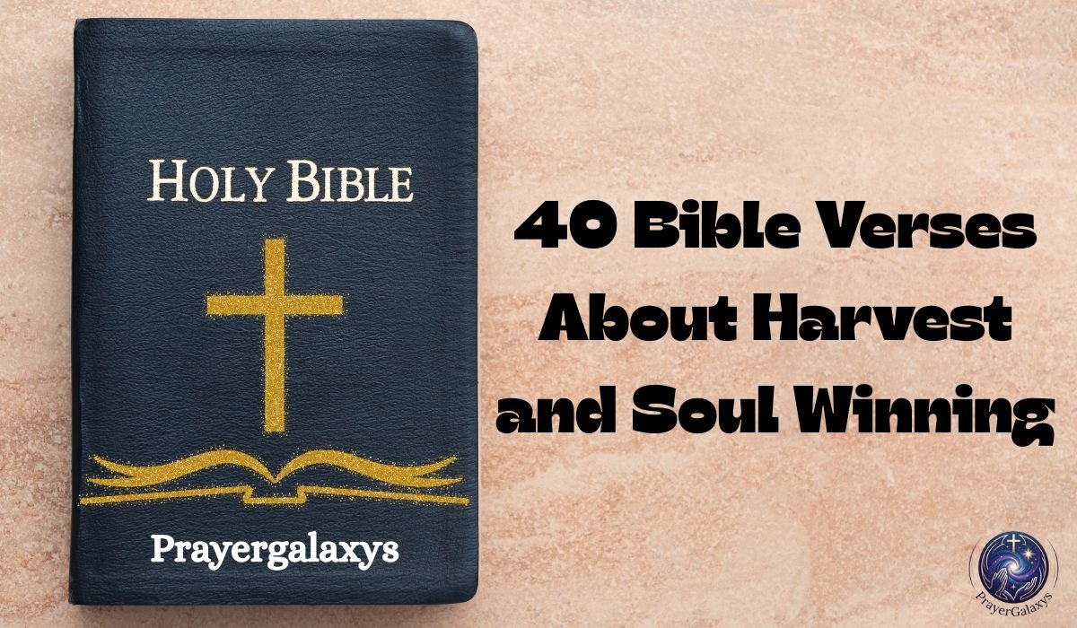 40 Bible Verses About Harvest and Soul Winning