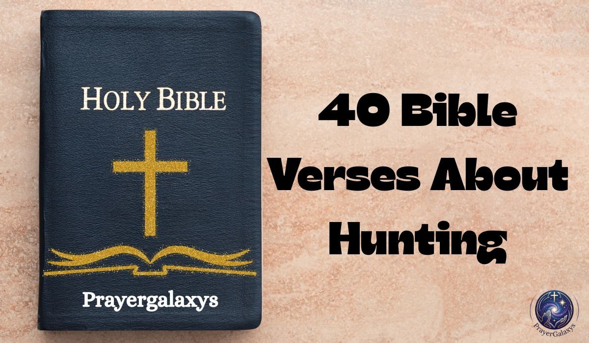 40 Bible Verses About Hunting