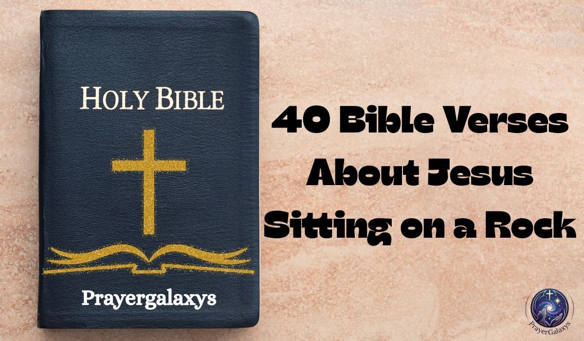 40 Bible Verses About Jesus Sitting on a Rock