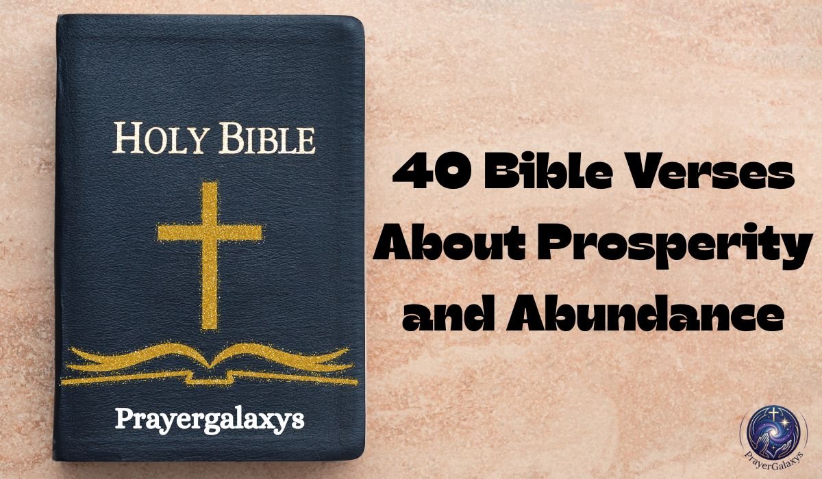 40 Bible Verses About Prosperity and Abundance