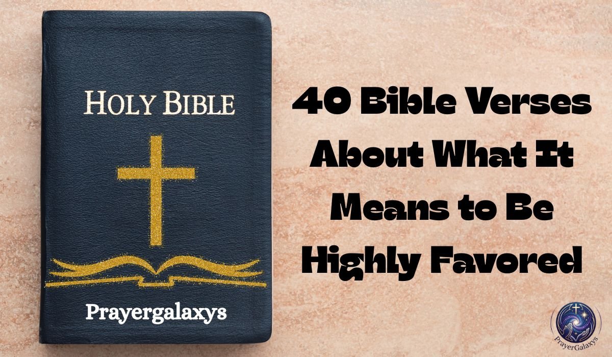 40 Bible Verses About What It Means to Be Highly Favored