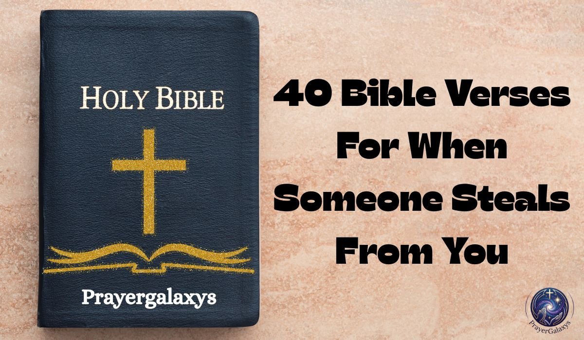 40 Bible Verses For When Someone Steals From You