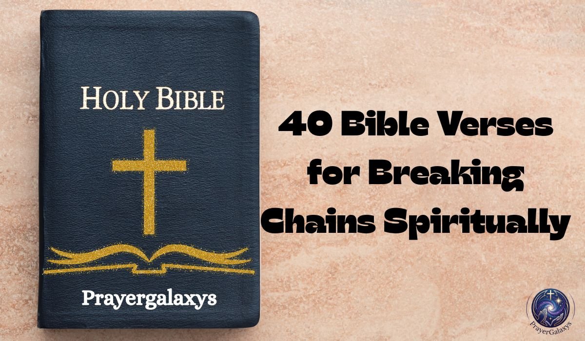 40 Bible Verses for Breaking Chains Spiritually