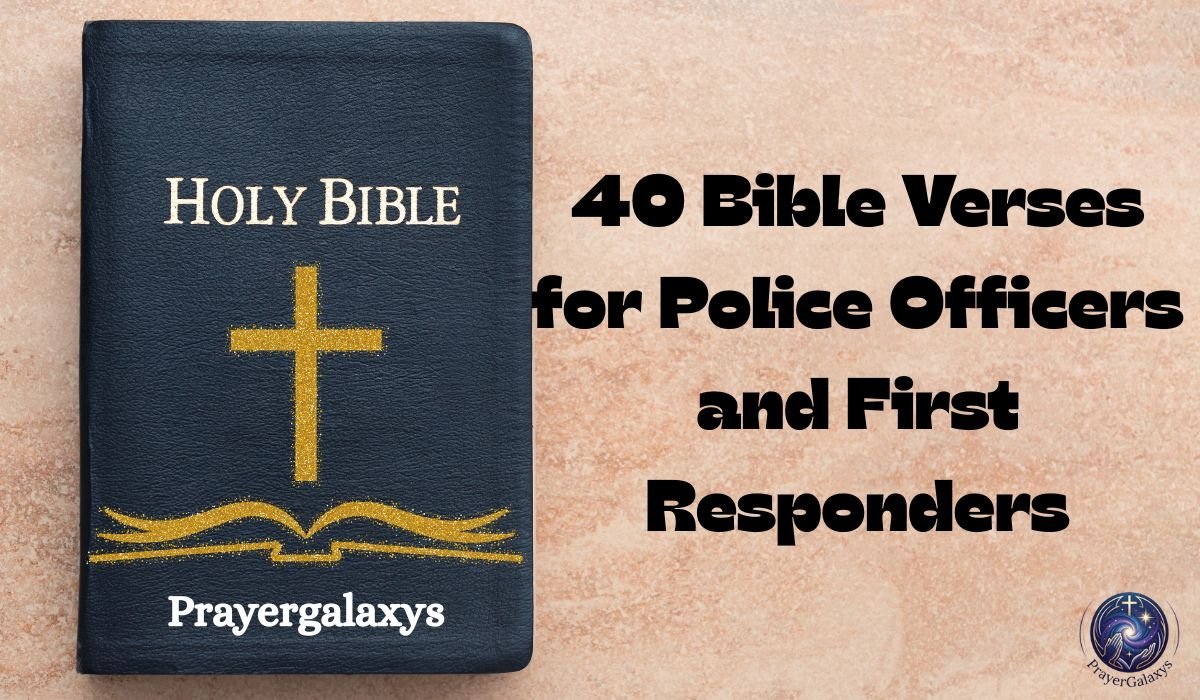 40 Bible Verses for Police Officers and First Responders