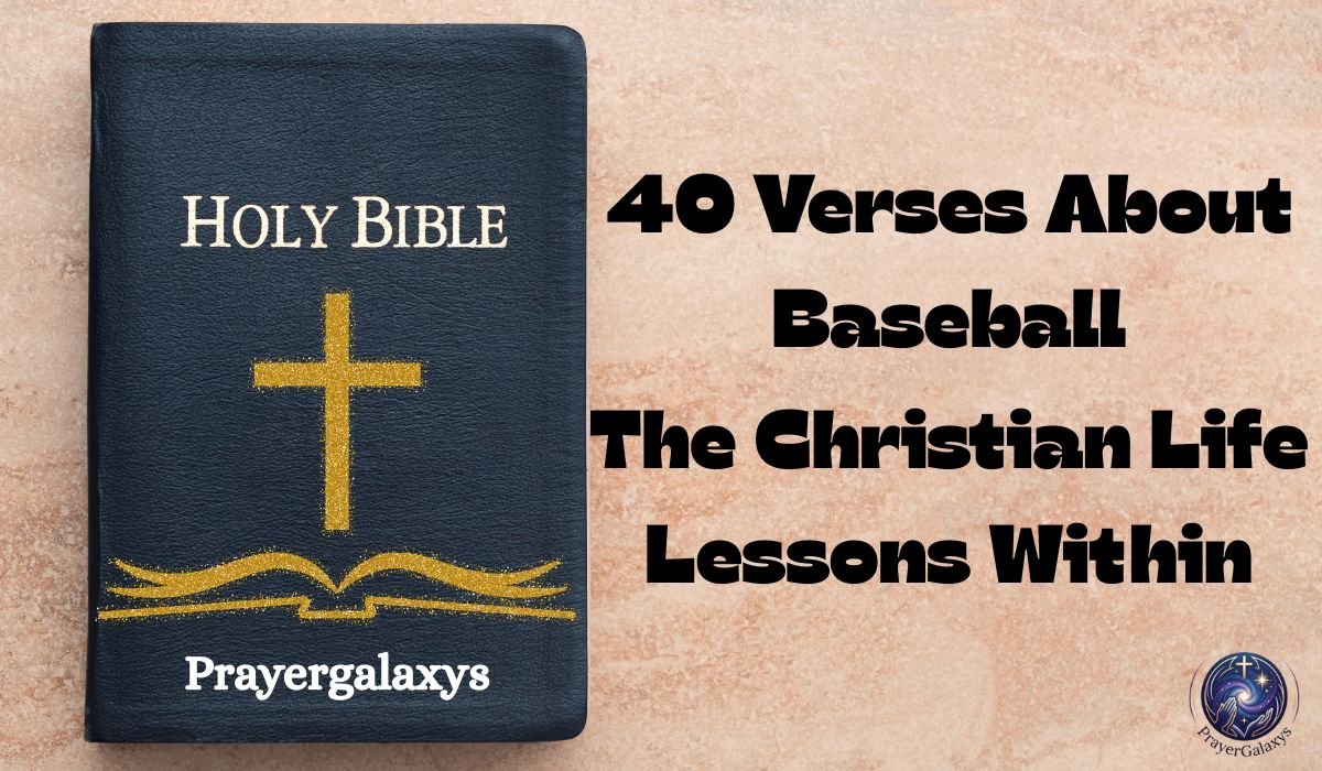 40 Bible Verses About Baseball: The Christian Life Lessons Within