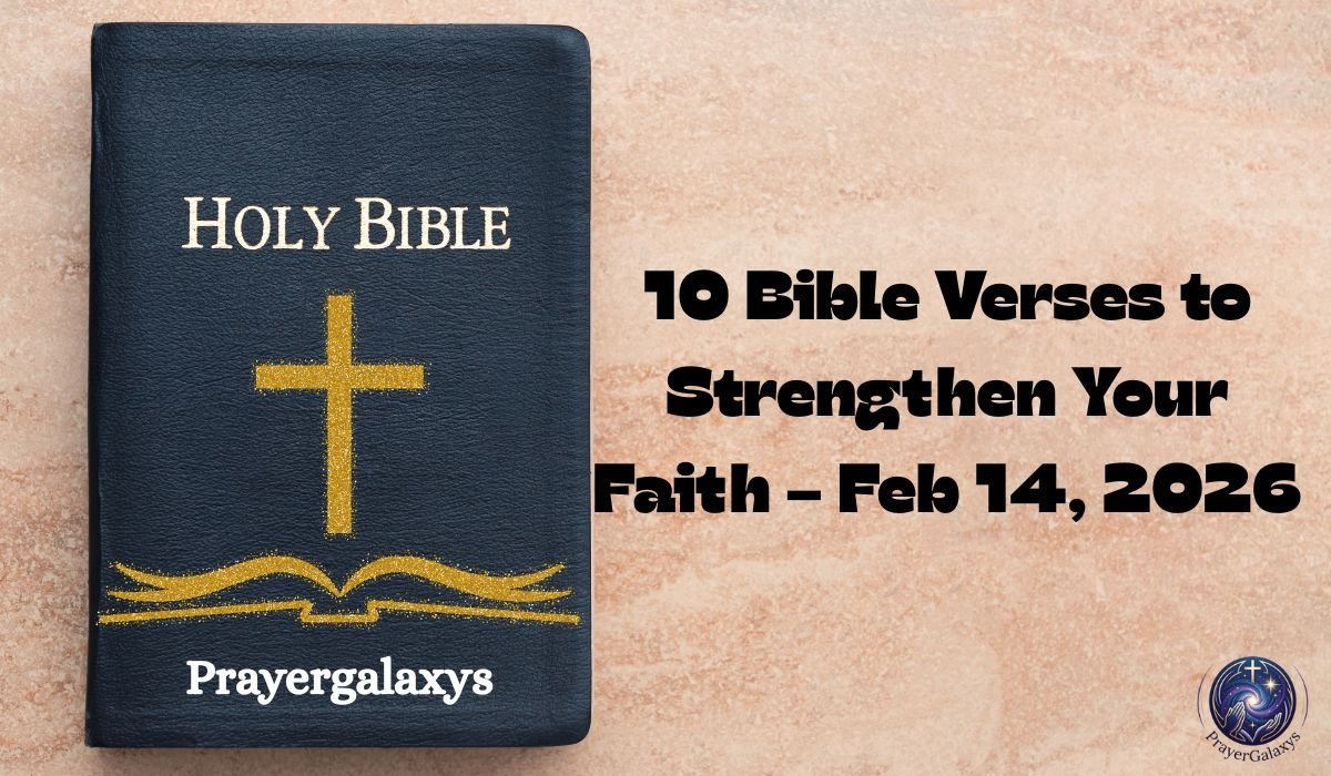 10 Bible Verses to Strengthen Your Faith – Feb 14, 2026