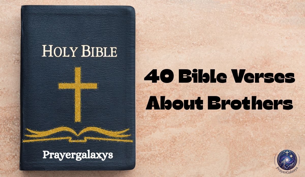 40 Bible Verses About Brothers