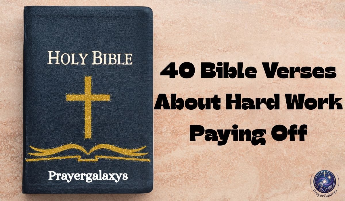 40 Bible Verses About Hard Work Paying Off