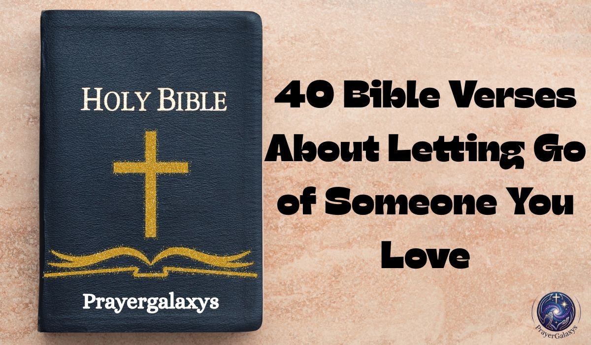 40 Bible Verses About Letting Go of Someone You Love