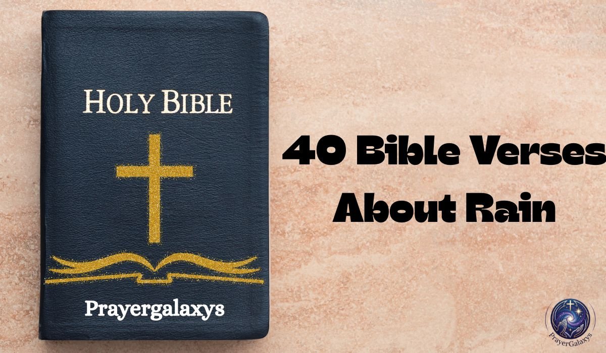 40 Bible Verses About Rain