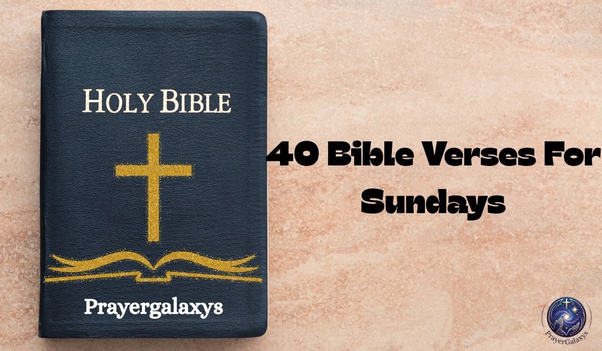 40 Bible Verses For Sundays