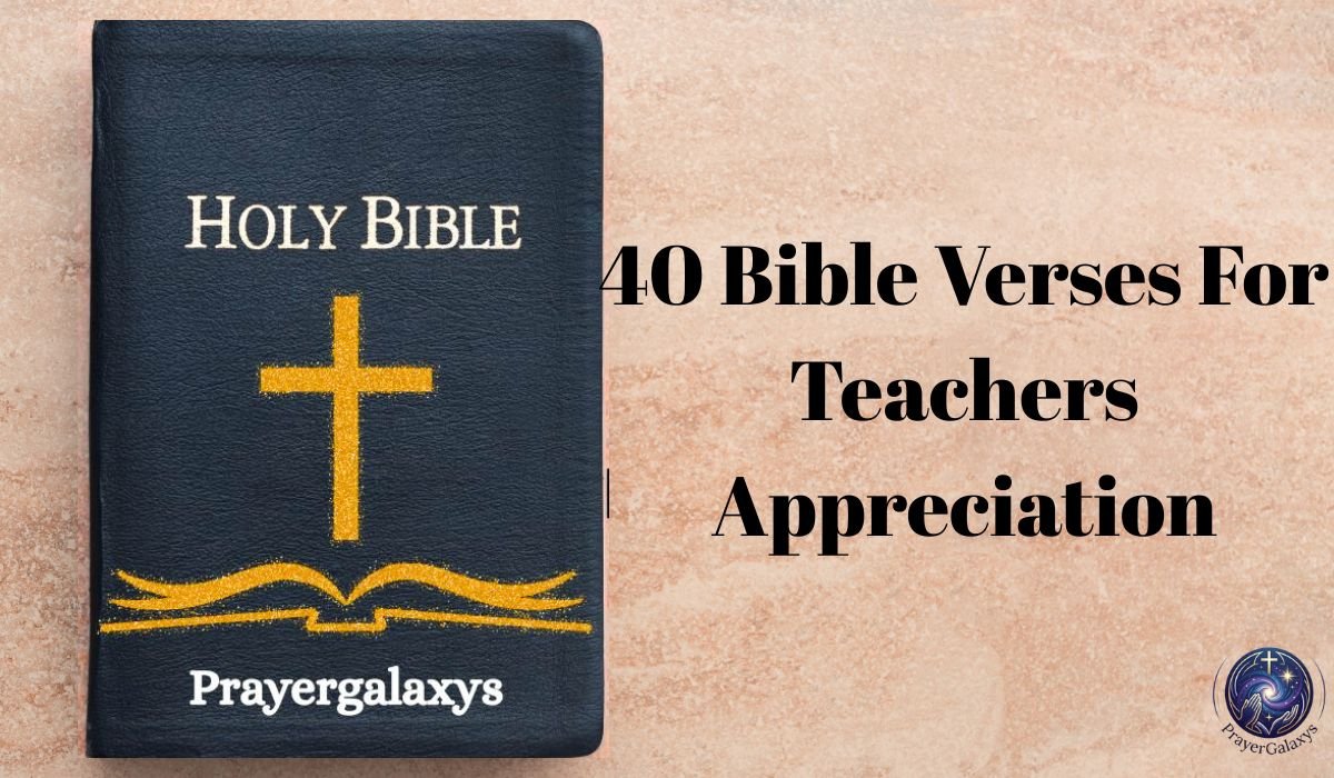 40 Bible Verses For Teachers Appreciation