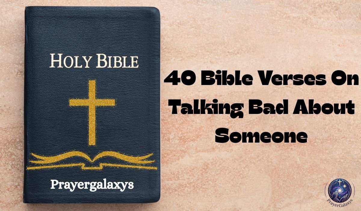 40 Bible Verses On Talking Bad About Someone