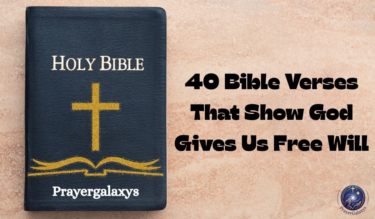 40 Bible Verses That Show God Gives Us Free Will