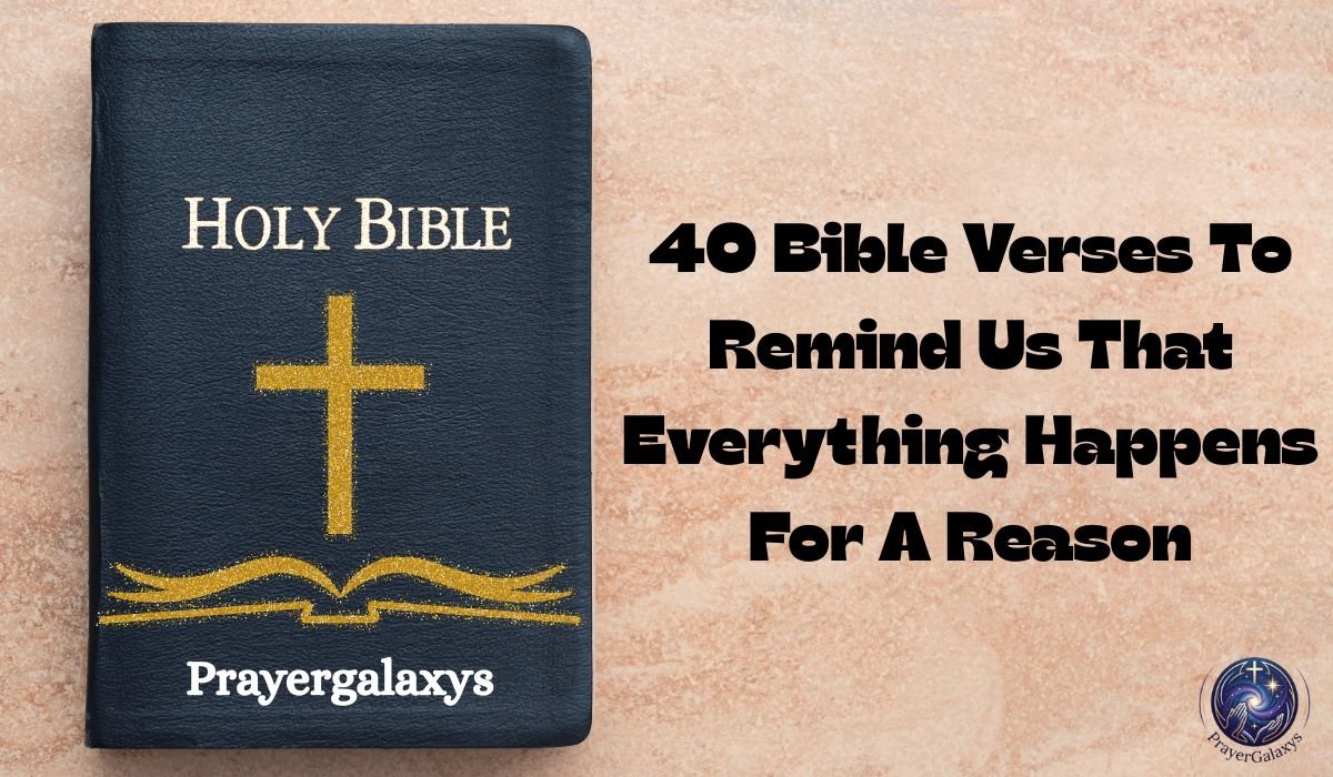 40 Bible Verses To Remind Us That Everything Happens For A Reason
