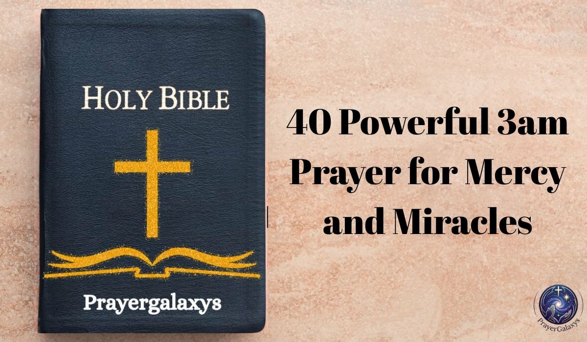 40 Powerful 3am Prayer for Mercy and Miracles