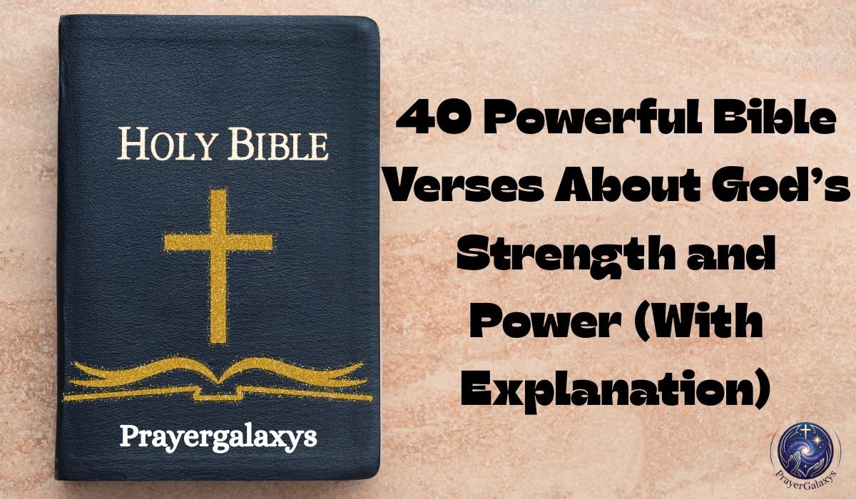40 Powerful Bible Verses About God’s Strength and Power (With Explanation)