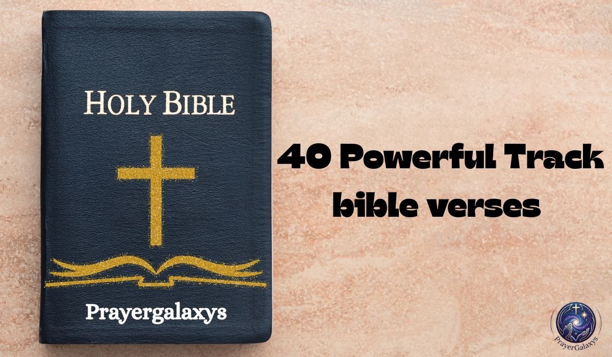 40 Powerful Track bible verses 