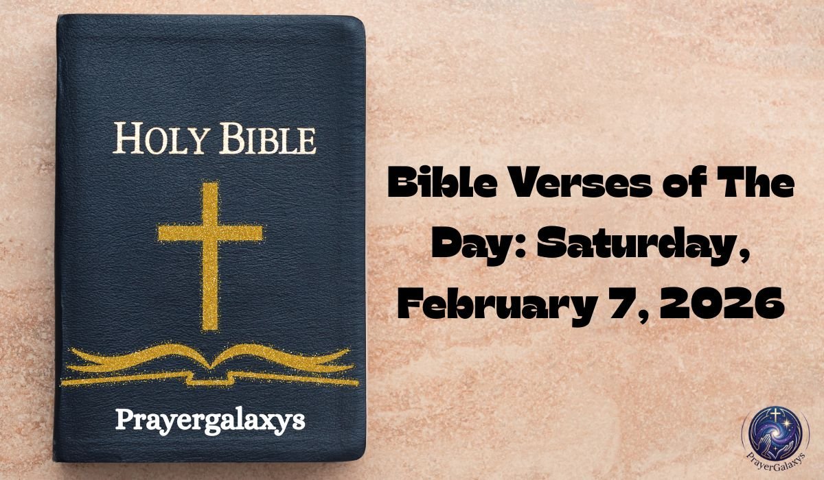 Bible Verses of The Day: Saturday, February 7, 2026