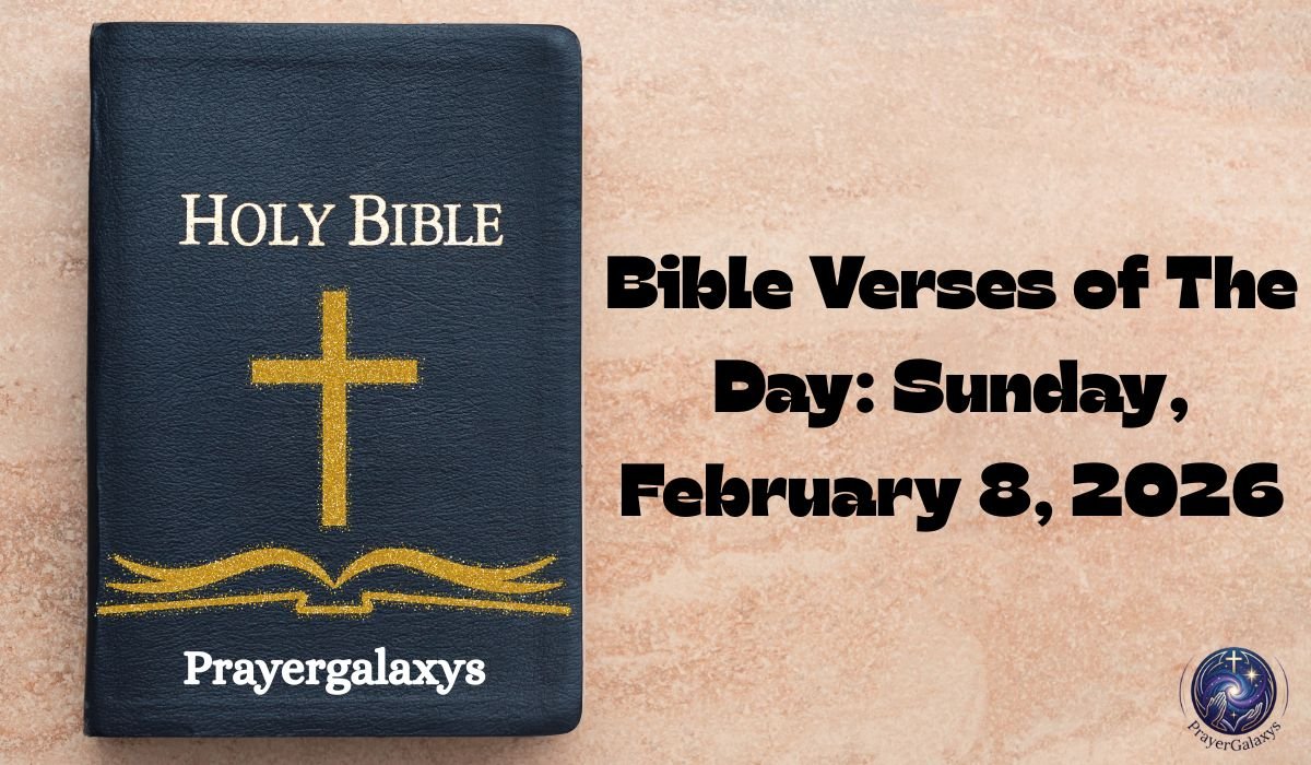 Bible Verses of The Day: Sunday, February 8, 2026