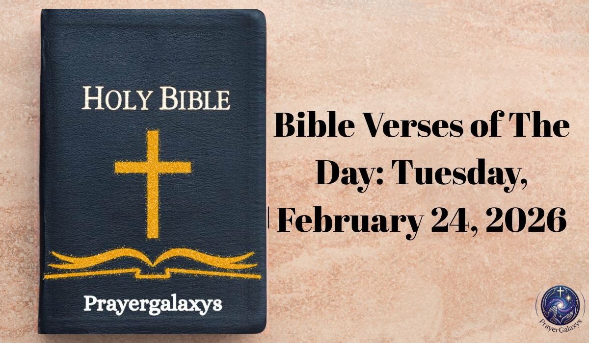 Bible Verses of The Day Tuesday, February 24, 2026