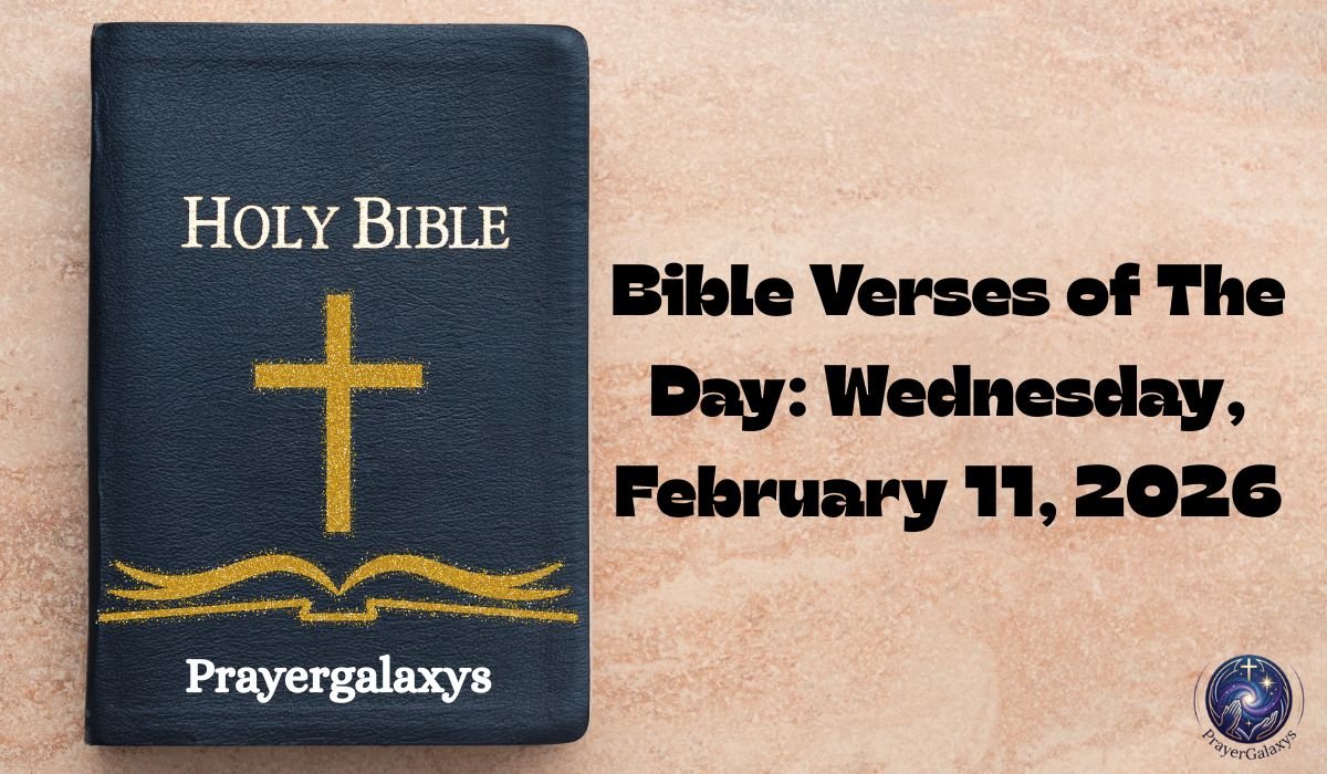 Bible Verses of The Day: Wednesday, February 11, 2026