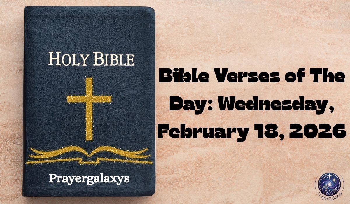 Bible Verses of The Day: Wednesday, February 18, 2026