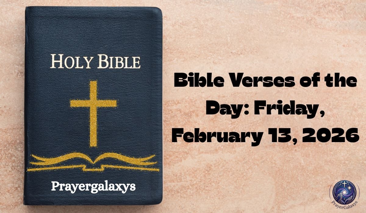Bible Verses of the Day: Friday, February 13, 2026