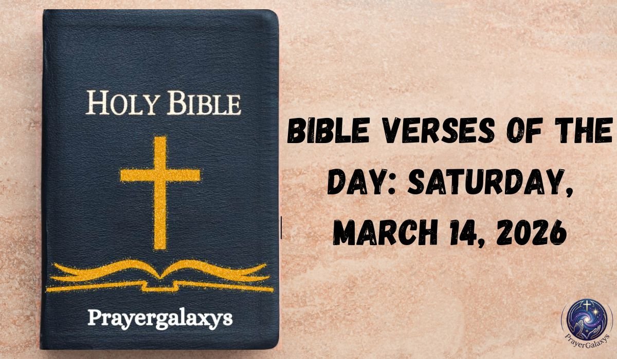 Bible Verses of the Day: Saturday, March 14, 2026