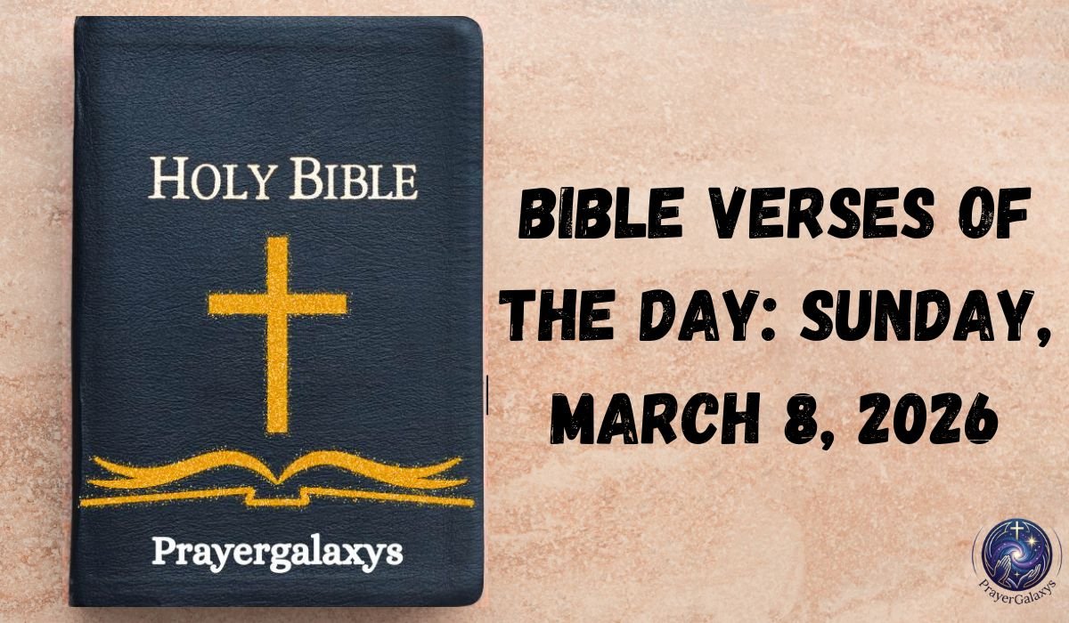 Bible Verses of the Day: Sunday, March 8, 2026