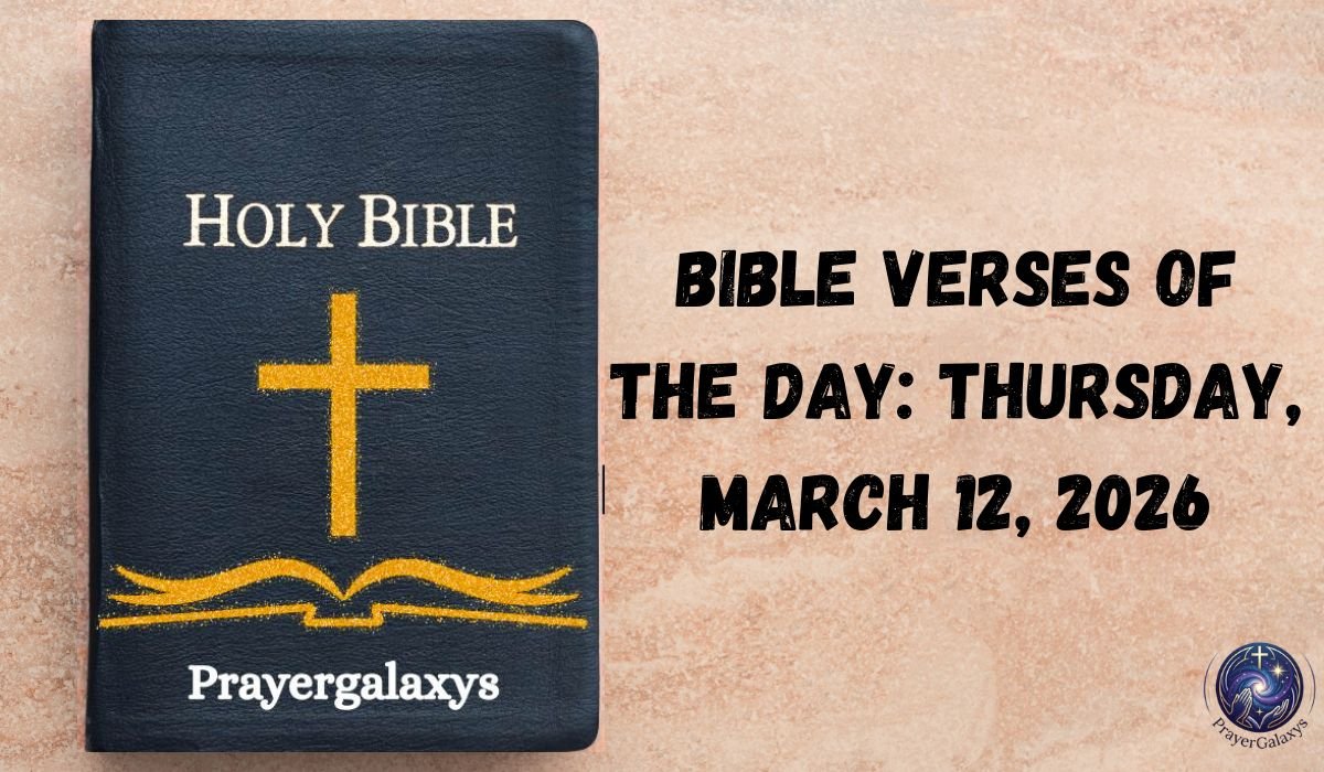 Bible Verses of the Day: Thursday, March 12, 2026
