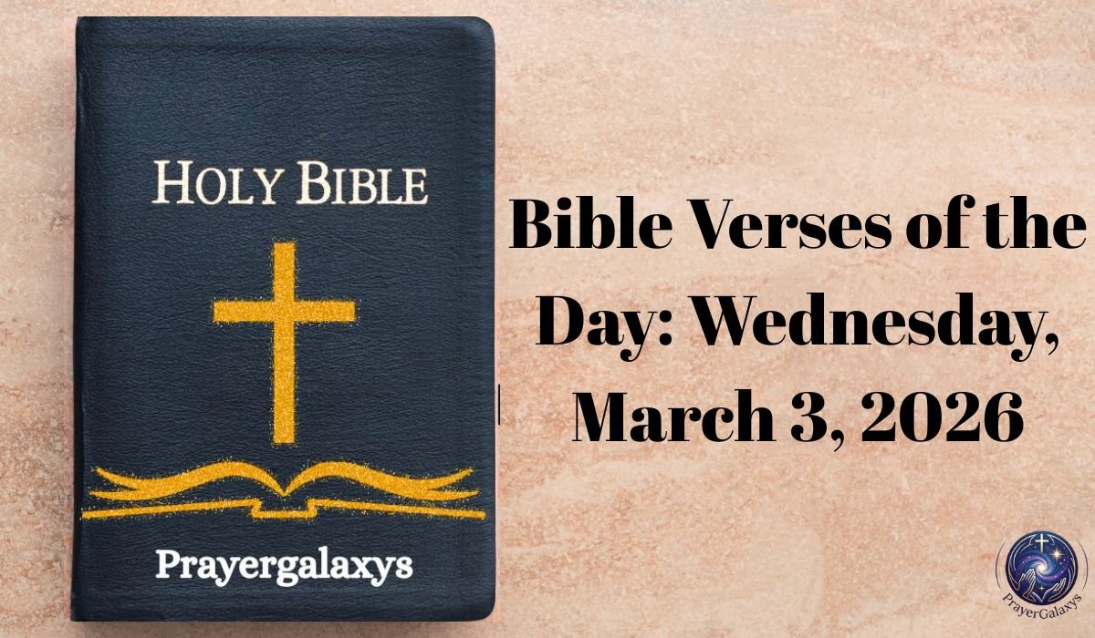 Bible Verses of the Day: Wednesday, March 3, 2026